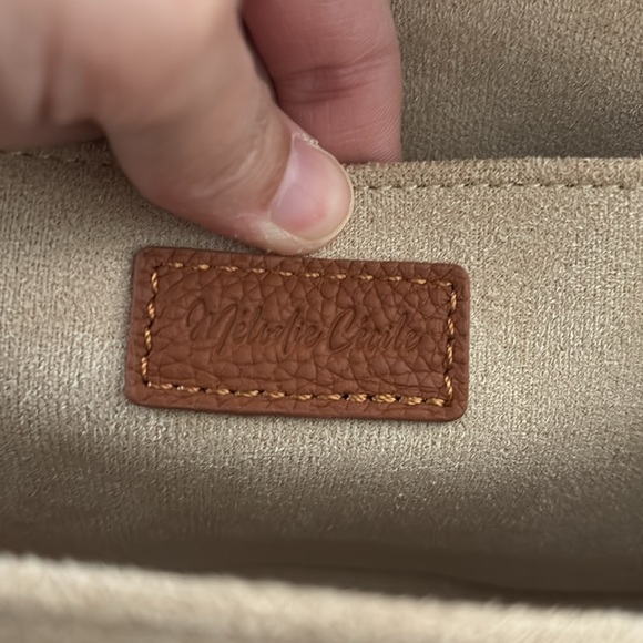 Dress up your purse/DUYP BROWN TOGO LEATHER - "LE PETIT PARIS15" CROSSBODY BAG - Picture 10 of 13